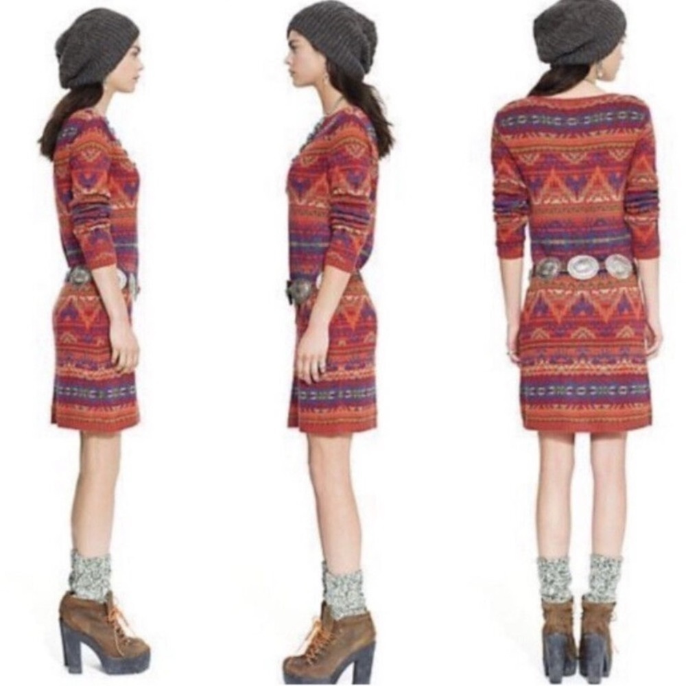 Polo Ralph Lauren Aztec Navajo sweater dress. Wonderful for fall. Nicely…﻿